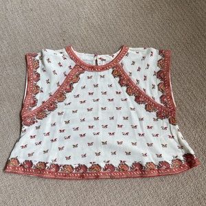 Free People Embroidered top